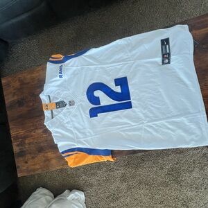 NFL Rams White and Blue Jersey